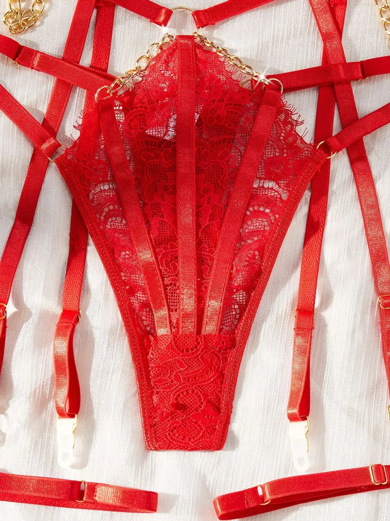 Crimson Horizon Lingerie