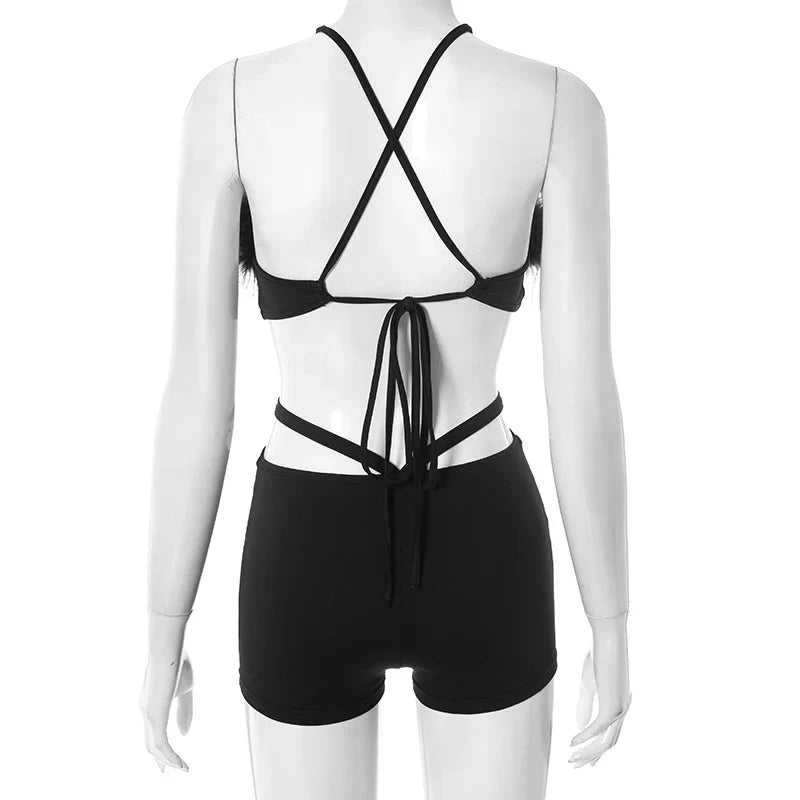 Firelight Between Words Romper