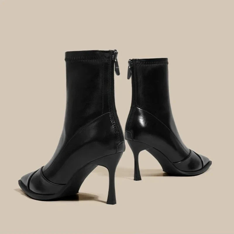 Fire Under Silk Mid-Calf Boots