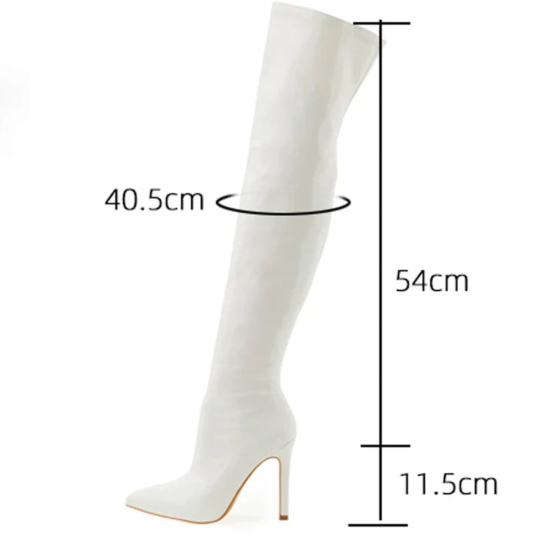 Coming From Echoes Over-the-Knee Boots