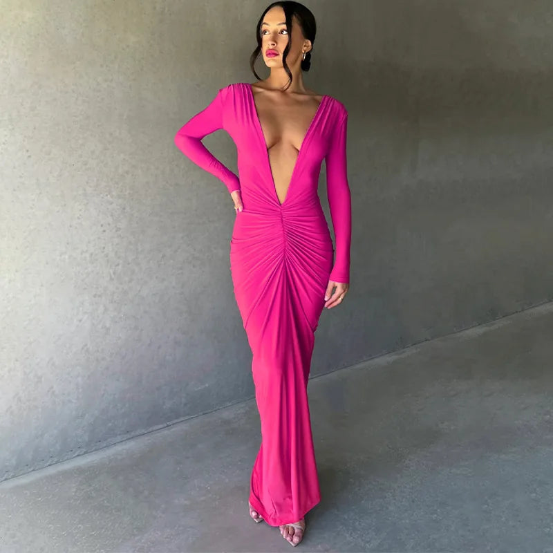 Let You Go Alone Maxi Dress