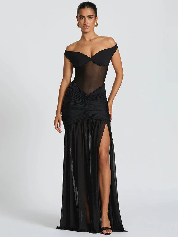 Champagne Dream Maxi Dress
