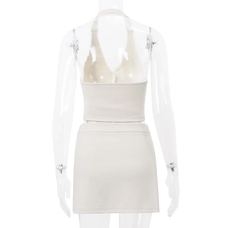 Plagued By The Memories Skirt Set