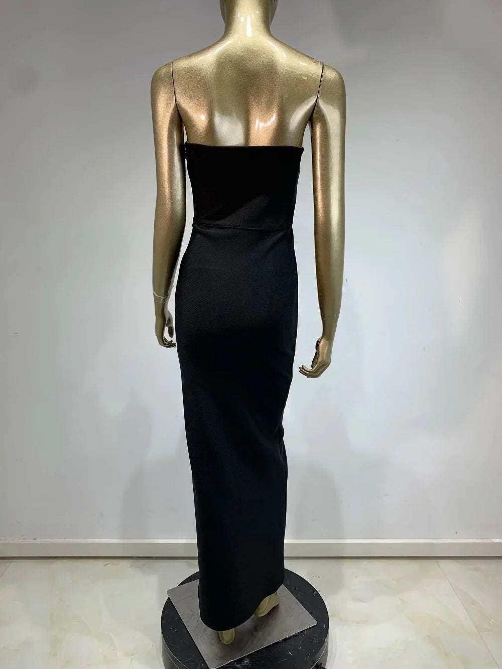 Shadowed Halo Long Dress