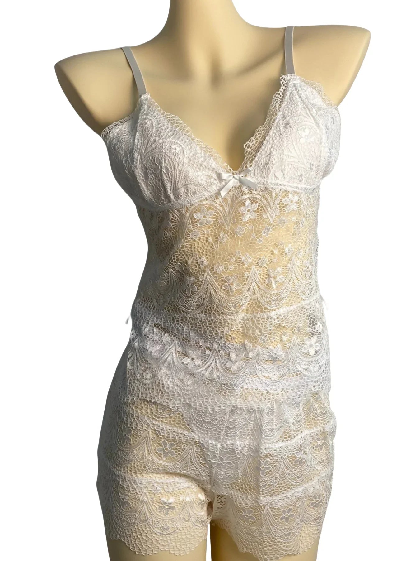 Lightweight Sheer Lace Pajamas