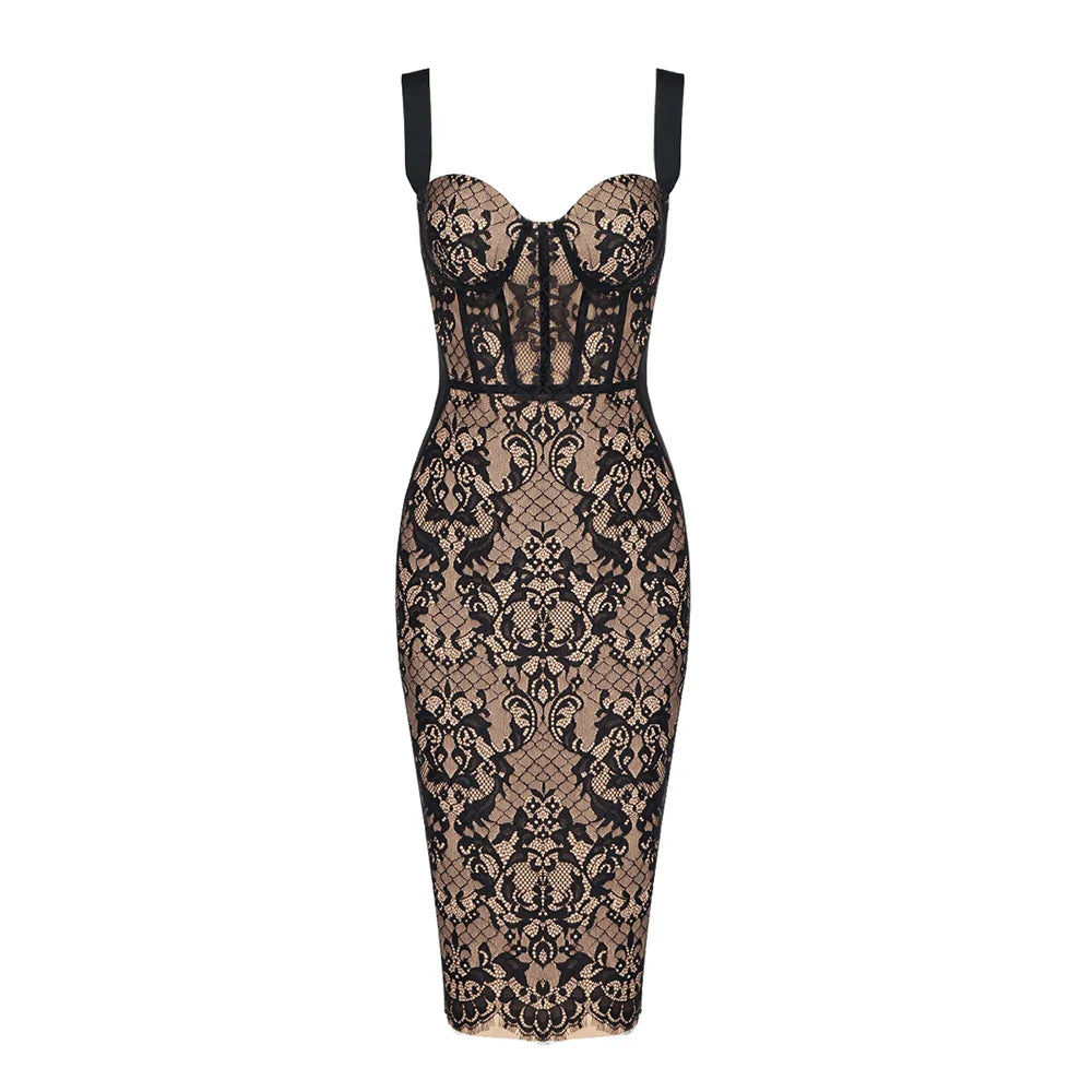 Being Around You Midi Dress