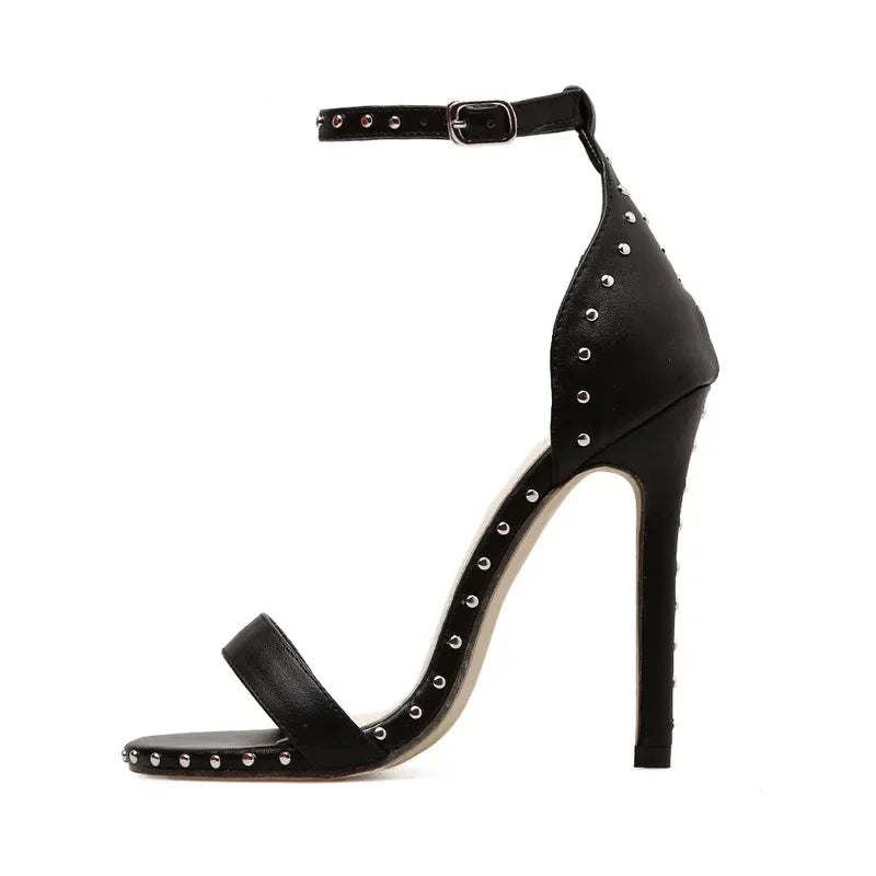 Feeling Like A Sabotage Stiletto Sandals