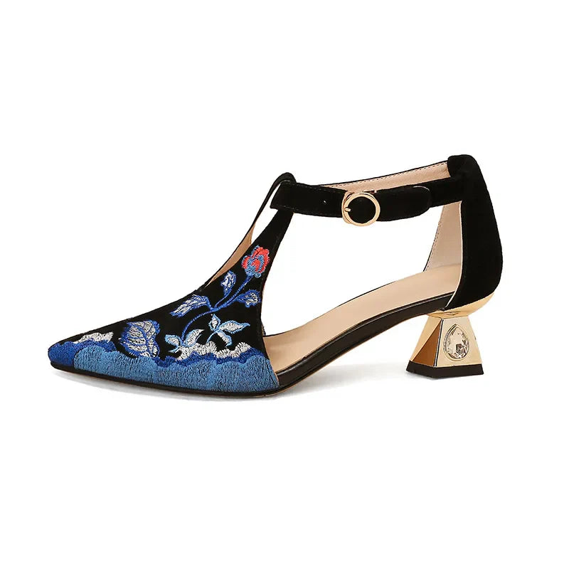 Pristine Echo T-Strap Shoes