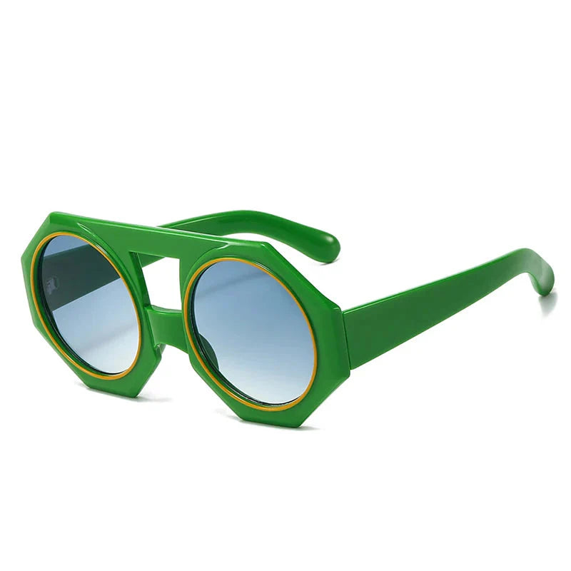 Hazy Hues Oversized Sunglasses