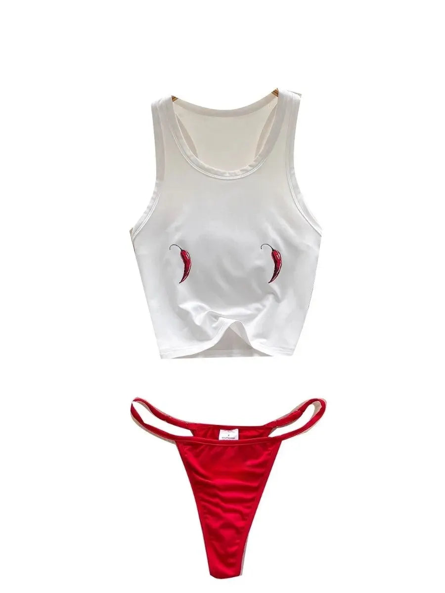 Red White Chilli Two Piece