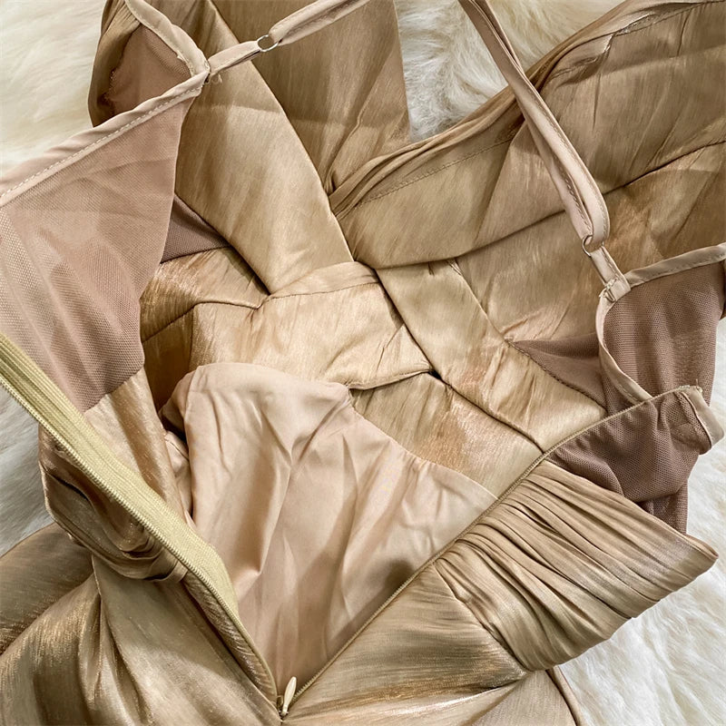 Midnight Sun Kiss Midi Dress