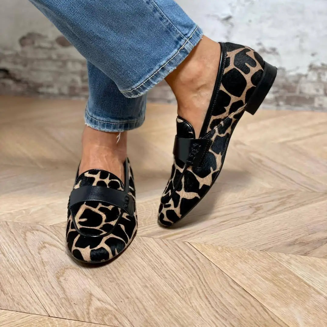 Teardrops And Glitter Flat Loafers