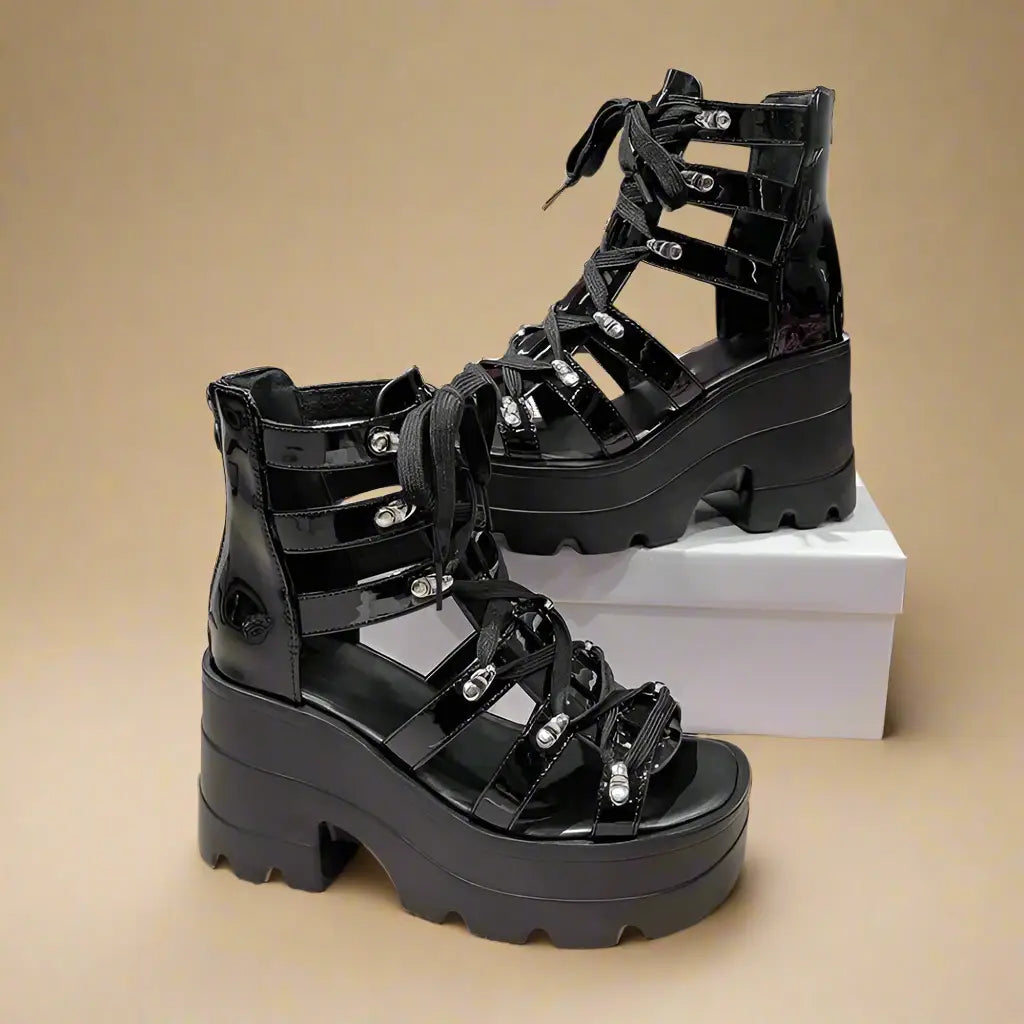 Unconditional Storms Wedges Sandals