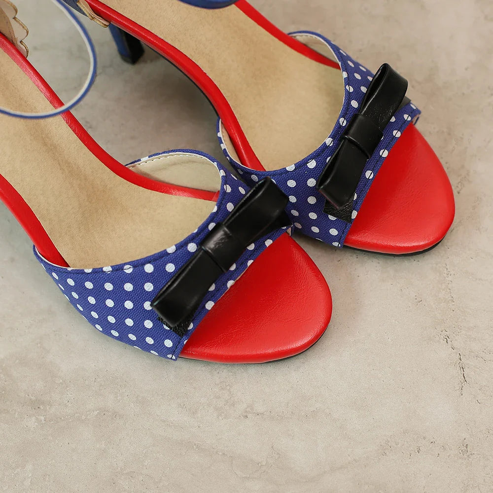Cherry Panic Pump Sandals