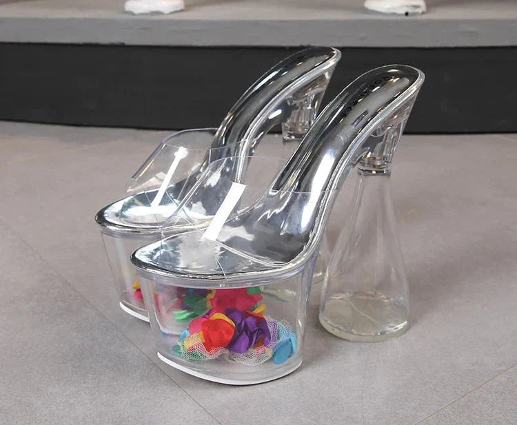 Tease And Taunt Pump Sandals
