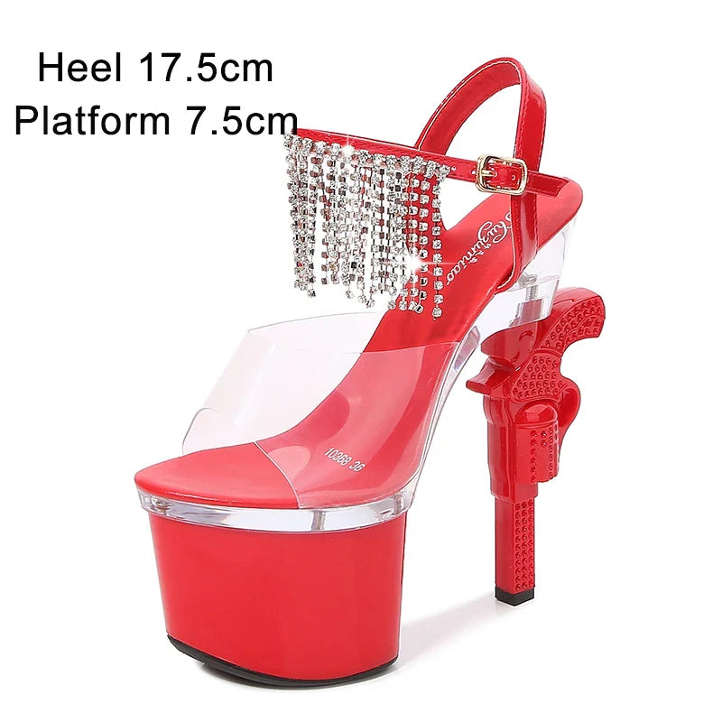Skyline Glimmer Pump Sandals