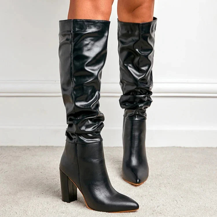 Strong As A Promise Knee High Boots