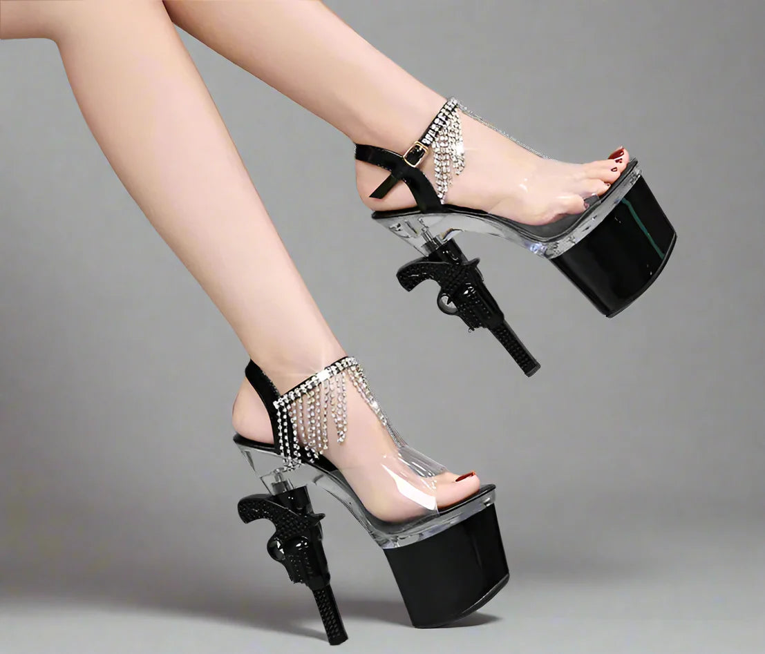 Skyline Glimmer Pump Sandals