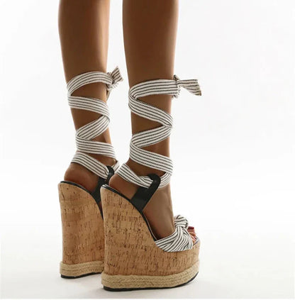 Tangled Lies Pump Sandals