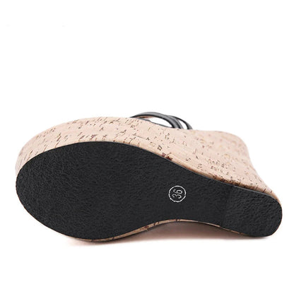 Casual Narrow Strap Platform Sandals