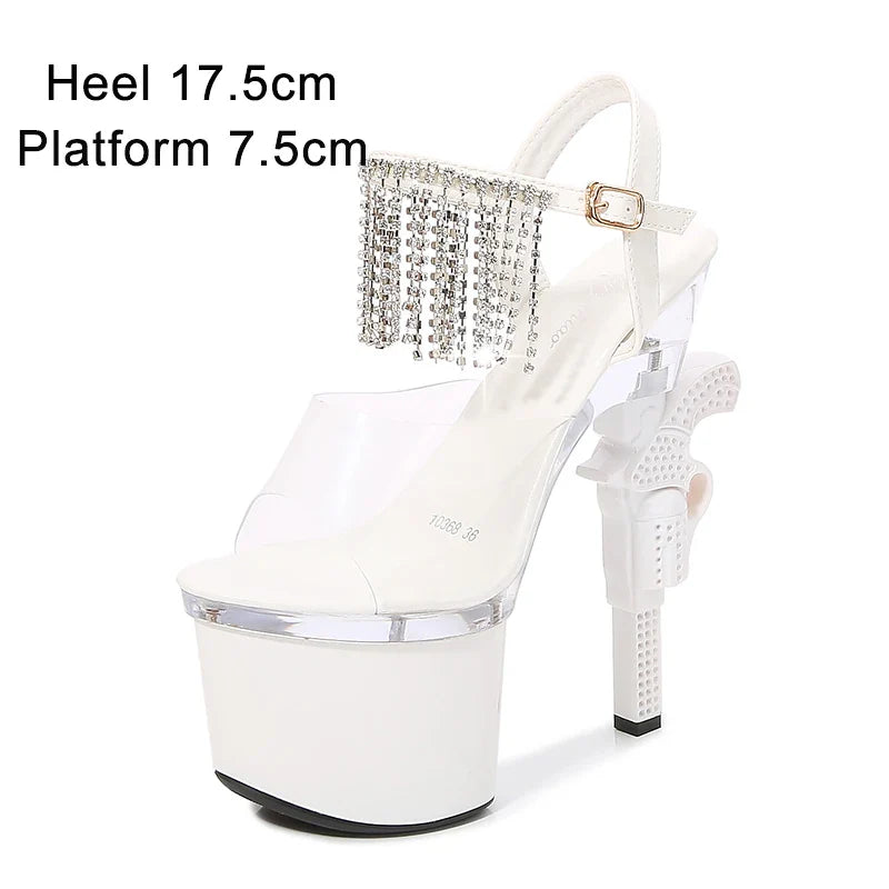 Skyline Glimmer Pump Sandals