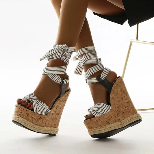 Tangled Lies Pump Sandals