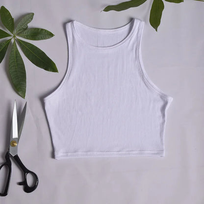 Smile Again Crop Tank Top