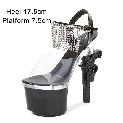 Skyline Glimmer Pump Sandals
