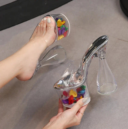 Tease And Taunt Pump Sandals