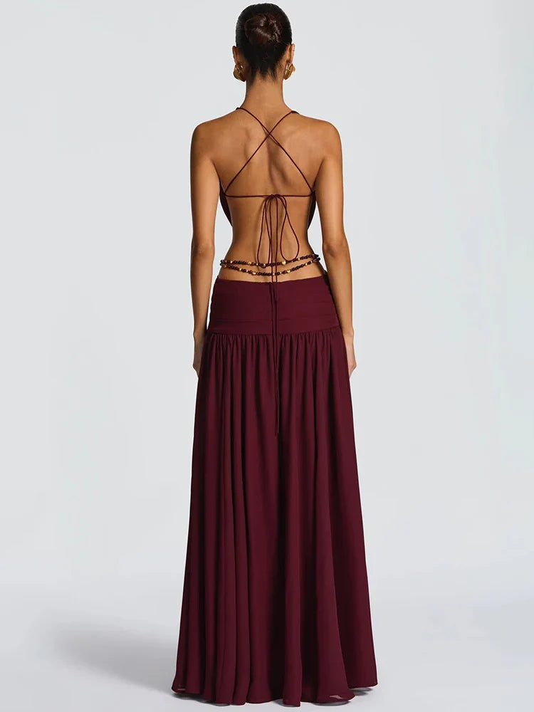 Her Quiet Exit Long Dress