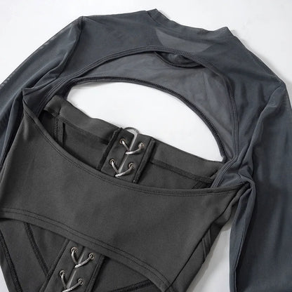 Everything Tumbling Down Crop Top