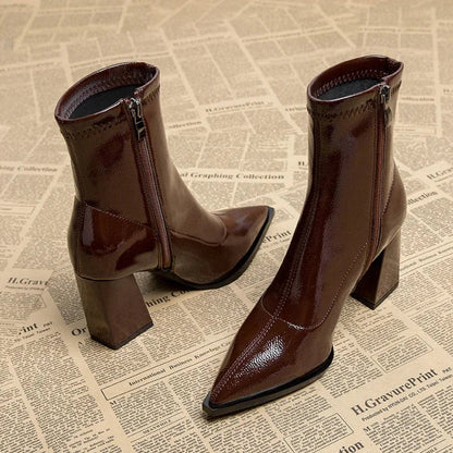 Fingertips In Waves Ankle Boots