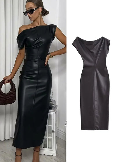 Runnin' With The Devil Midi Dress