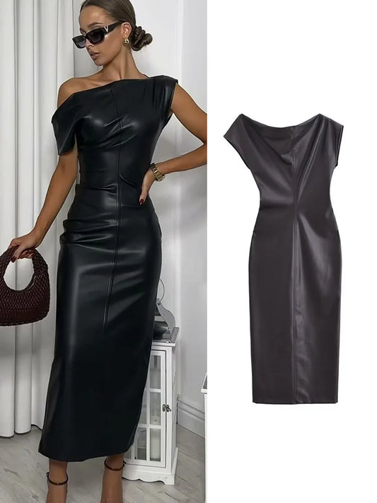 Runnin' With The Devil Midi Dress