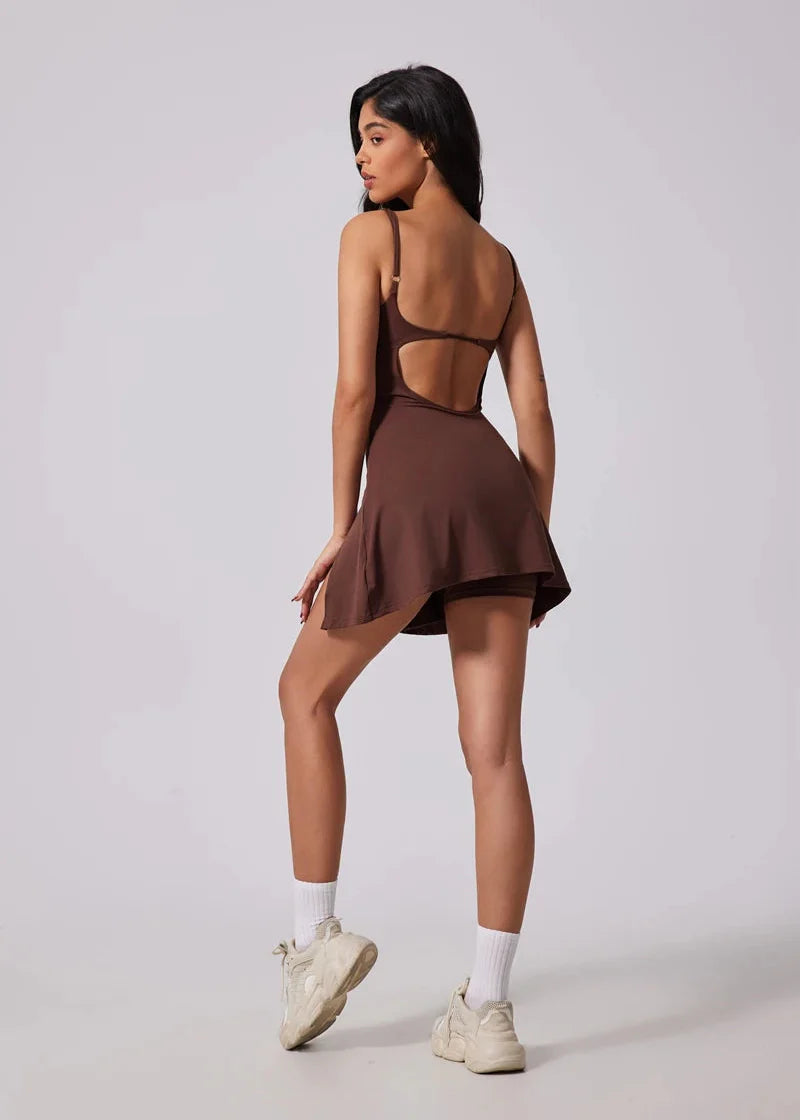 Broken Clocks Romper Dress
