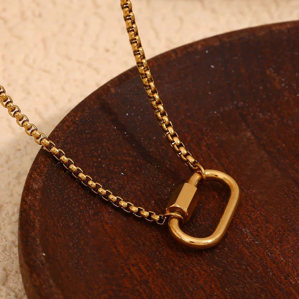 Softly She Strikes Pendant Necklace