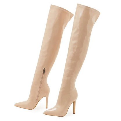 Coming From Echoes Over-the-Knee Boots
