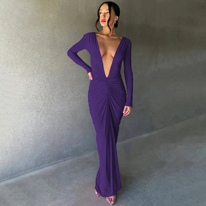 Let You Go Alone Maxi Dress