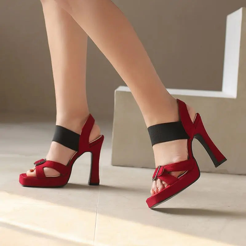 Sleeping Up The Street Pump Sandals