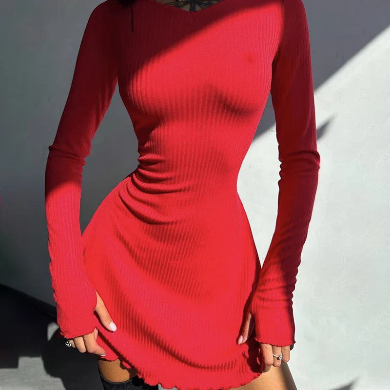 Another False Alarm Mini Dress