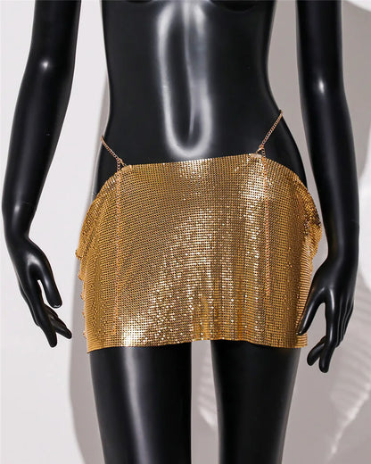 Silent Night Mini Skirt