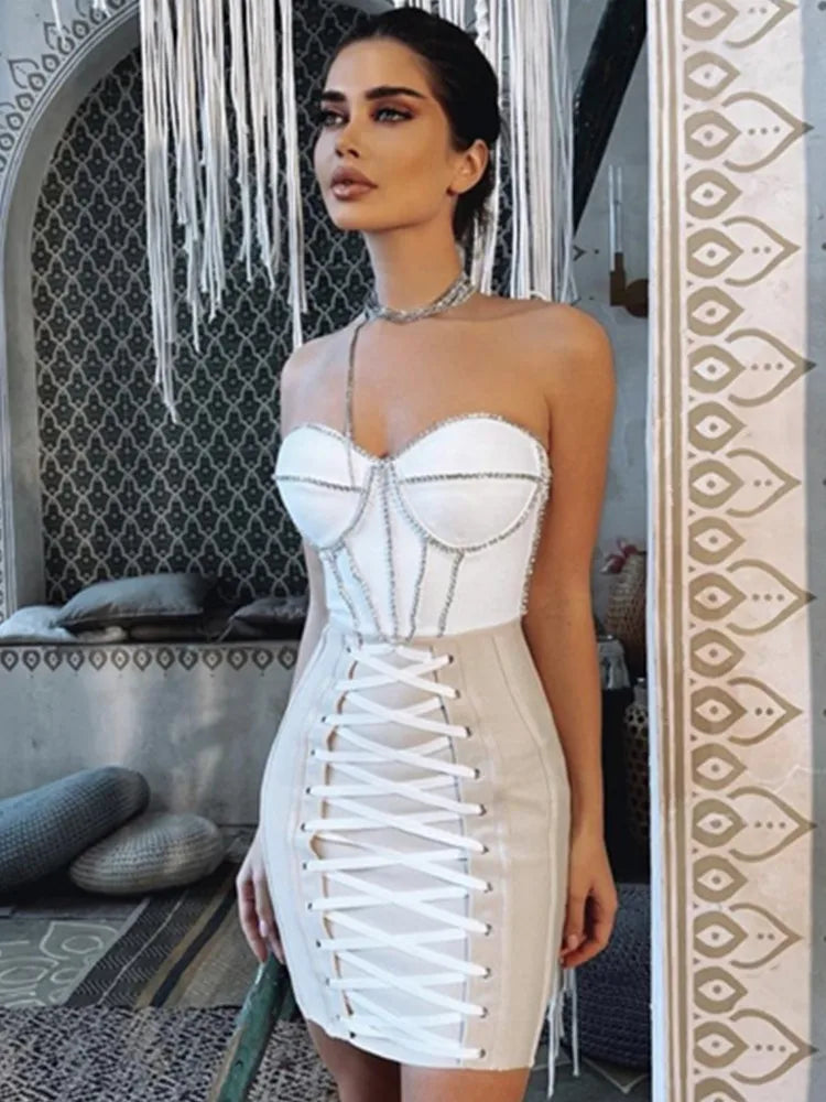 Ethereal Harmony Mini Dress