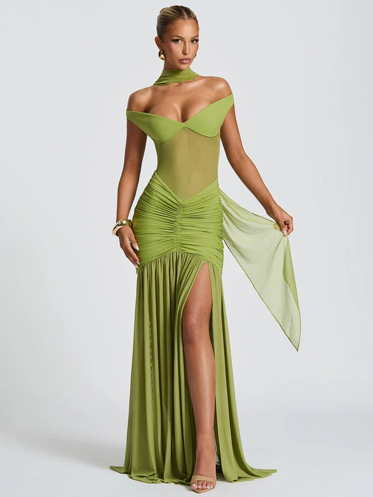 Champagne Dream Maxi Dress