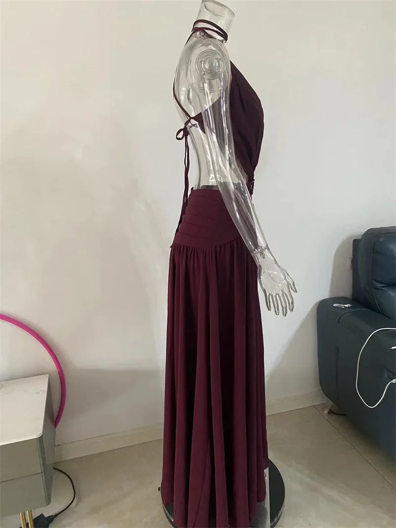 Her Quiet Exit Long Dress