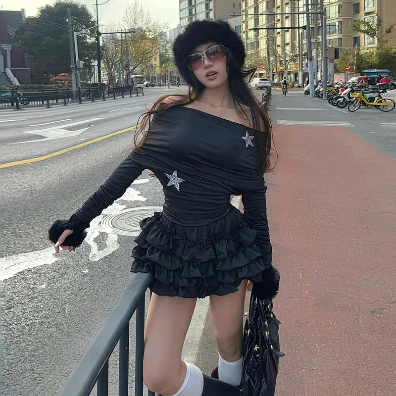 Love Is A War Skirt Set
