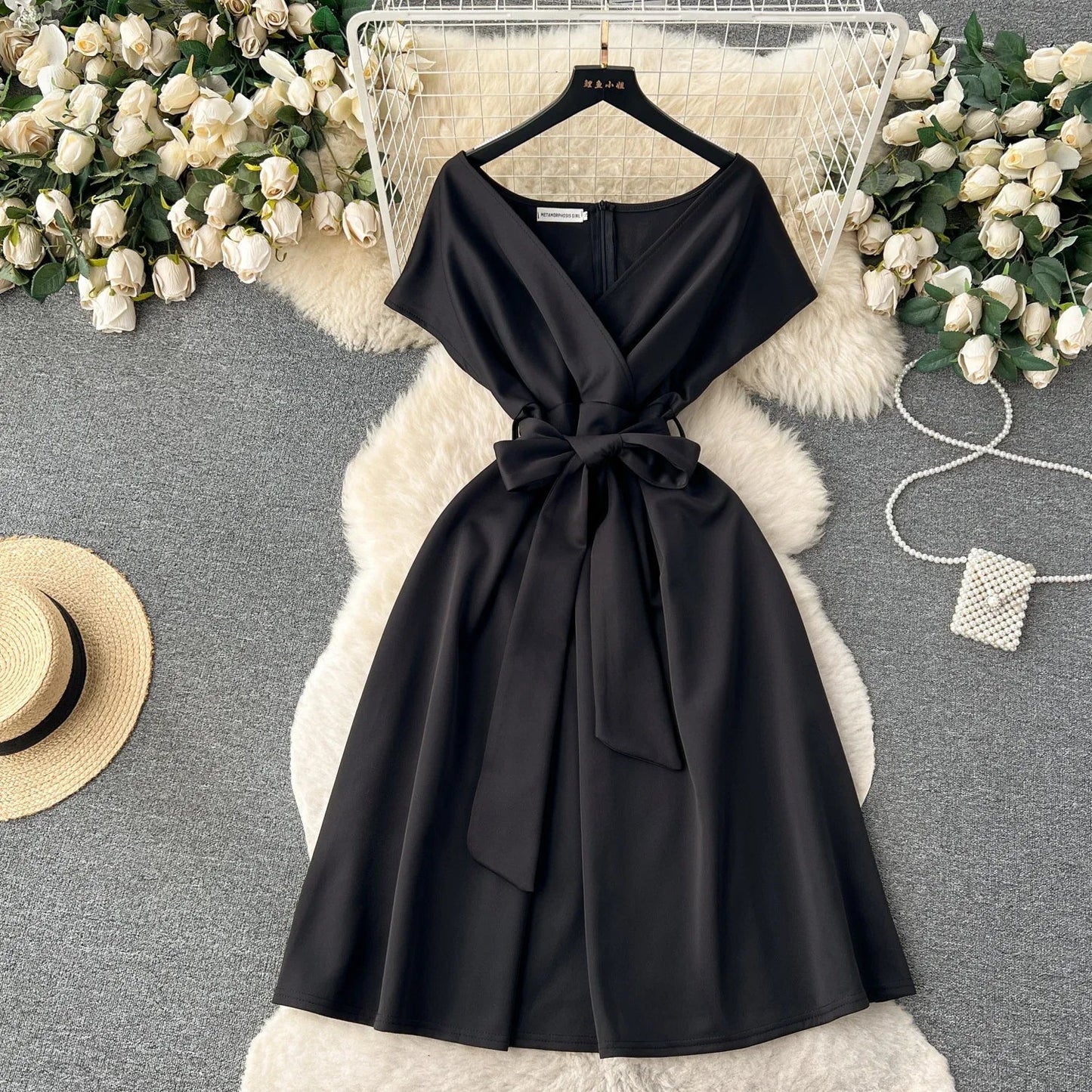 Velvet Moon Glow Midi Dress