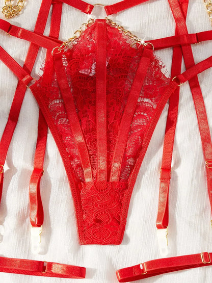 Crimson Horizon Lingerie