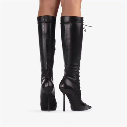 Whiskey And Ribbons Knee High Boots