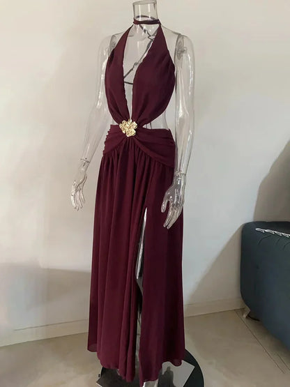 Her Quiet Exit Long Dress