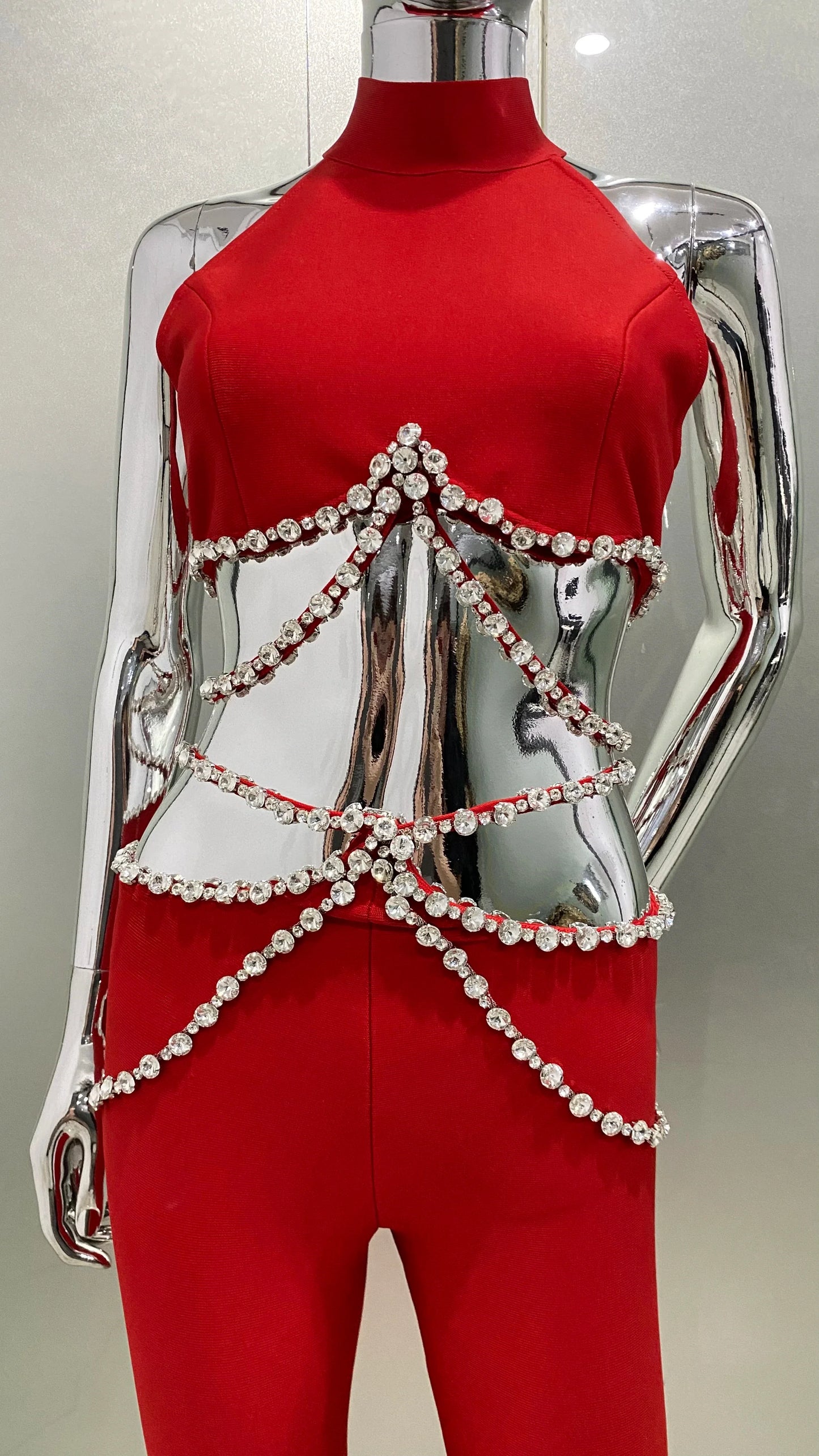 Glistening Passion Pants Set